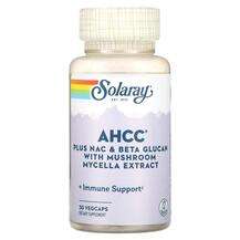 AHCC Plus NAC & Beta Glucan Экстракт мицелия Solaray