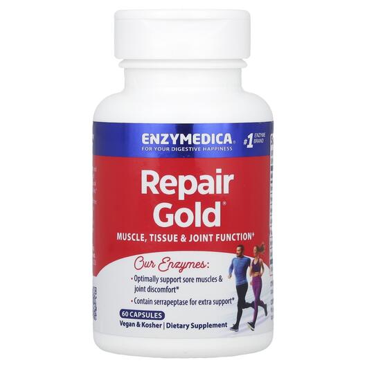 Основне фото товара Enzymedica, Repair Gold, Відновлення м'язів, 60 капсул