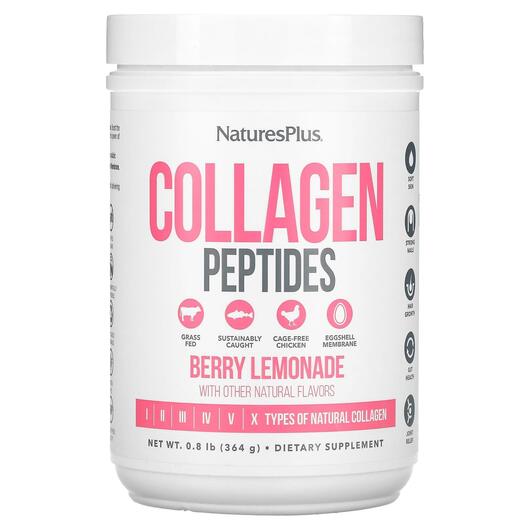 Основне фото товара Collagen Peptides Berry Lemonade, Колагенові пептиди, 364 г