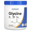 Фото товару Nutricost, Glycine Unflavored, L-Гліцин, 454 г