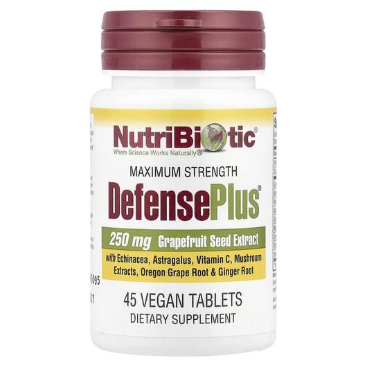 Основне фото товара DefensePlus Maximum Strength, Противірусний препарат 250 мг, 45 т
