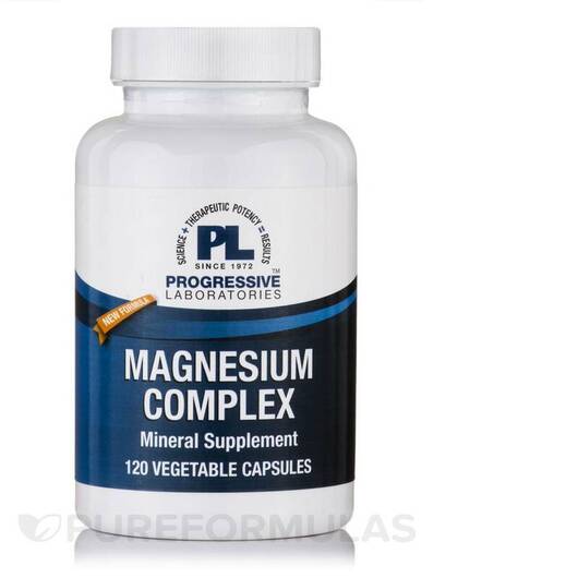 Основне фото товара Progressive Labs, Magnesium Complex, Магній, 120 капсул