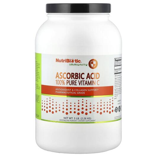Основне фото товара Ascorbic Acid 100% Pure Vitamin, Вітамін C Аскорбінова кислота, 2