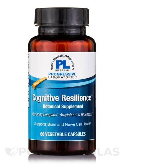 Основне фото товара Cognitive Resilience, Підтримка мозку, 60 капсул