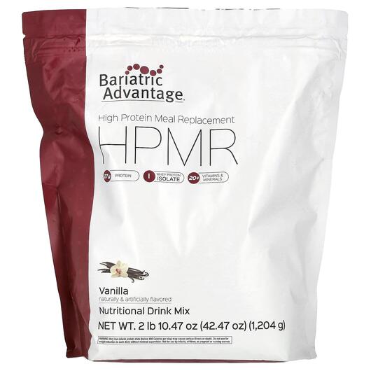 Основне фото товара HPMR High Protein Meal Replacement Vanilla, Замінник їжі, 1204 г