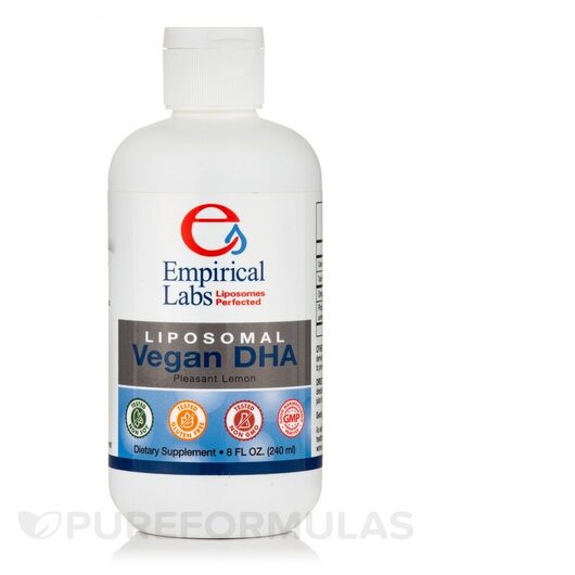 Основне фото товара Empirical Labs, Liposomal Vegan DHA, ДГК, 240 мл