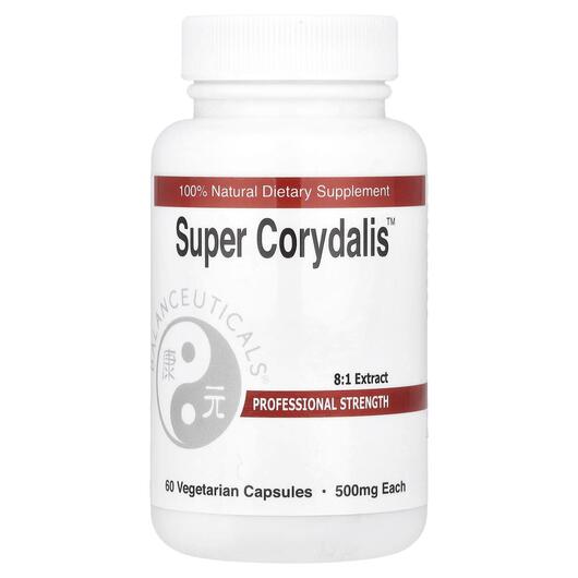 Основне фото товара Super Corydalis 1000 mg, Екстракт коридалісу, 60 капсул