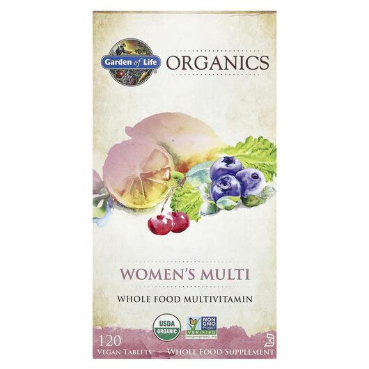 Основне фото товара Garden of Life, Women's Multi, Вітаміни для жінок, 120 табле