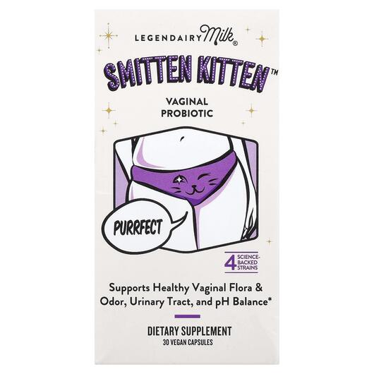 Основне фото товара Smitten Kitten Vaginal Probiotic, Пробіотики, 30 капсул