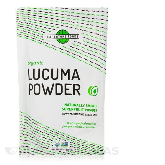 Основне фото товара Earthtone Foods, Lucuma Powder, Лукума, 454 г