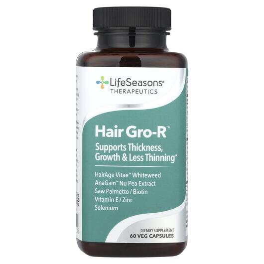 Основне фото товара Therapeutics Hair Gro-R, Підтримка росту волосся, 60 капсул