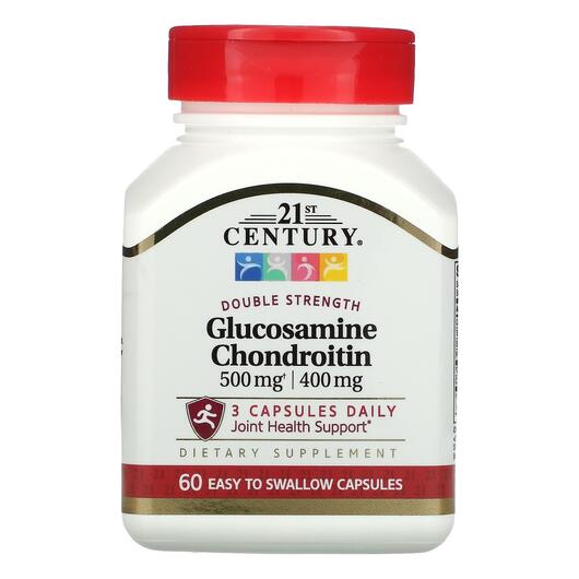 Основне фото товара Glucosamine / Chondroitin, Глюкозамін та Хондроітин, 60 капсул