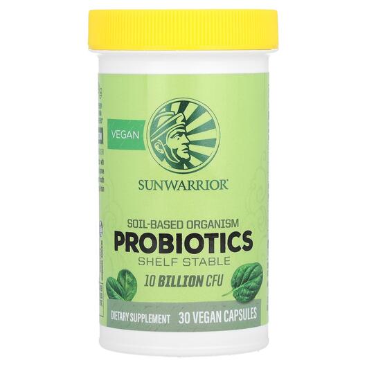 Основне фото товара Sunwarrior, Probiotics 30 Vegan, Пробіотики, 30 капсул