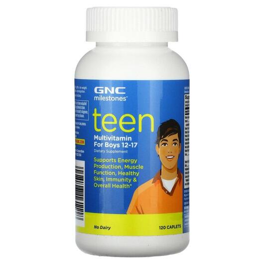 Основное фото товара Teen Multivitamin for Boys 12-17, Витамины для подростков, 120 та