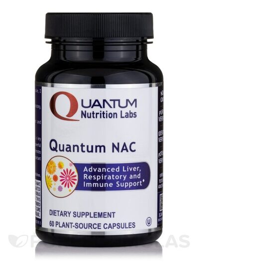 Основне фото товара Quantum Nutrition Labs, Quantum NAC, N-ацетилцистеїн, 60 капсул