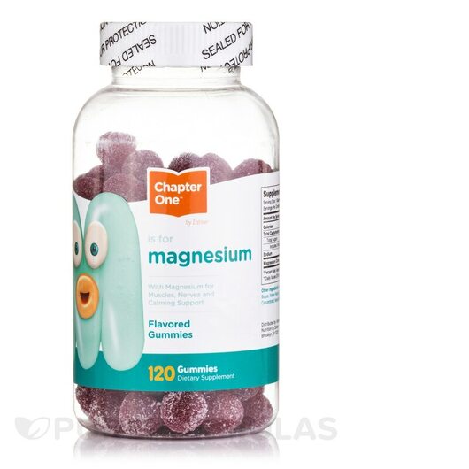 Основне фото товара Chapter One, Magnesium Gummies, Магній, 120 таблеток