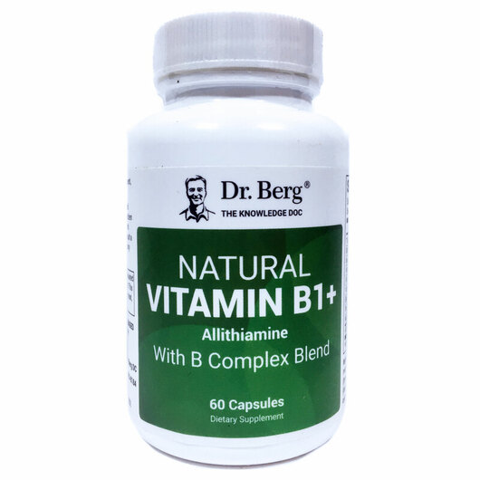 Основне фото товара Vitamin B1+ Allithiamine, Вітамін B1 Алітіамін, 60 капсул