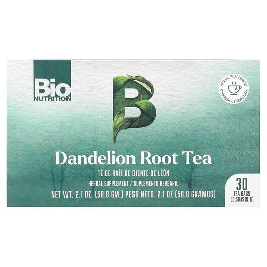 Основне фото товара Dandelion Root Tea Caffeine Free 30 Tea Bags, Кульбаба, 58.8 г