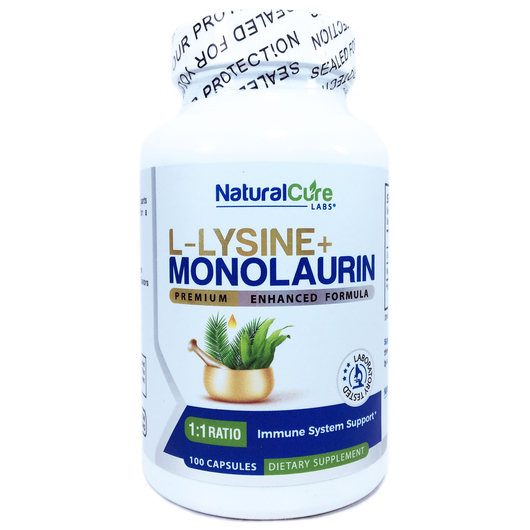 Основне фото товара L-Lysine Monolaurin, Лізин Монолаурін, 100 капсул