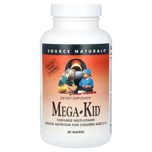 Основне фото товара Mega Kid Chewable Multi Vitamin Natural, Вітаміни для дітей, 60 в