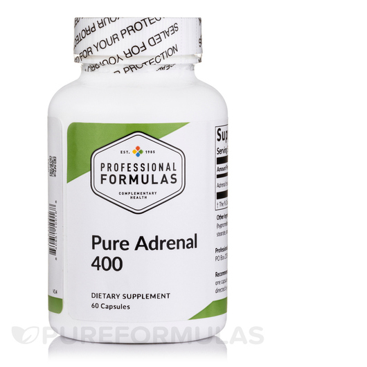 Основне фото товара Pure Adrenal 400, Підтримка наднирників, 60 капсул