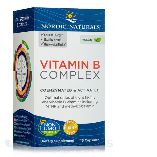 Основне фото товара Nordic Naturals, Vitamin B Complex, B-комплекс, 45 капсул