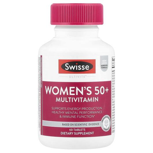 Основне фото товара Women's 50+ Multivitamin, Вітаміни для жінок 50+, 60 таблето