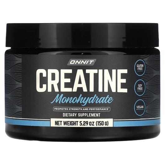 Основне фото товара Onnit, Creatine Monohydrate, Креатин, 150 г