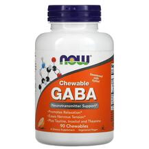 Chewable GABA 500 mg ГАМК 500 мг NOW 90 капсул