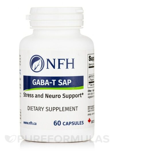Основне фото товара NFH, Gaba-T SAP, ГАМК, 60 капсул
