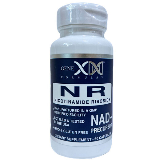 Основне фото товара NR Nicotinamide Riboside 300 mg, Нікотинамід рибозид, 60 капсул