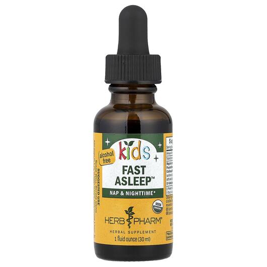 Основне фото товара Organic Kids Fast Asleep Alcohol Free, Підтримка сну, 30 мл
