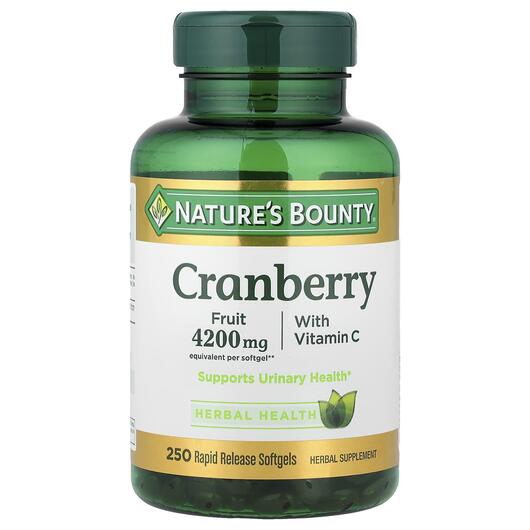 Основне фото товара Cranberry With Vitamin C, Журавлина з вітаміном С, 250 капсул