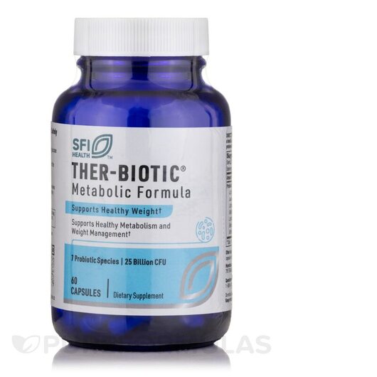 Основне фото товара Klaire Labs, Ther-Biotic Metabolic Formula, Пробіотики, 60 капсул