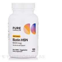 Вітамін B7 Біотин Biotin HSN 8000 mcg PureFormulas