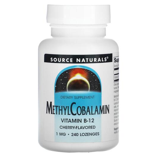 Основне фото товара MethylCobalamin Vitamin B12 Cherry, Метилкобаламін B12, 240 табле