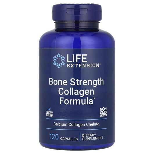 Основне фото товара Bone Strength Collagen Formula, Коллагеновая формула, 120 капсул