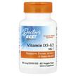 Фото товару Doctor's Best, Vitamin D3 + K2 MK-7, Вітаміни D3 K2, 60 капс