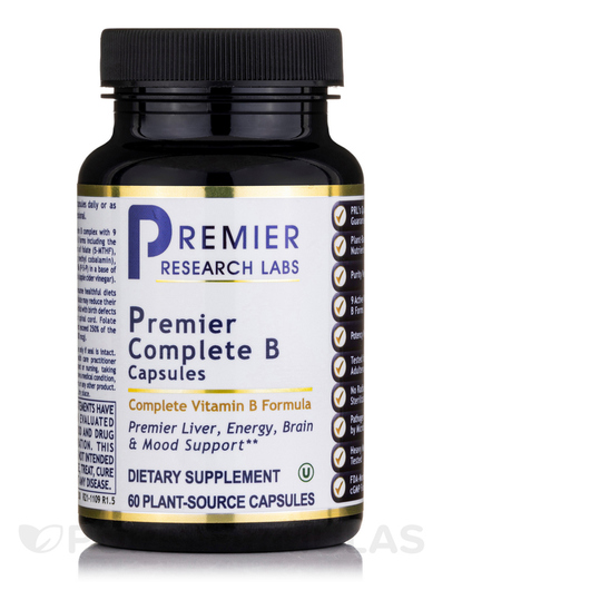 Основне фото товара Premier Research Labs, Premier Complete B, B-комплекс, 60 капсул