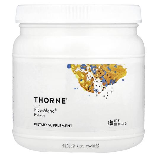 Основне фото товара Thorne, FiberMend 11, Клітковина, 330 г