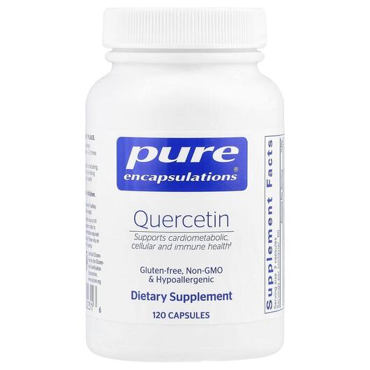 Основне фото товара Pure Encapsulations, Quercetin, Кверцетин, 120 капсул