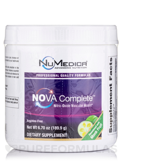 Основне фото товара NuMedica, NOVA Complete Monk Fruit, L-Цитрулін, 189.9 г
