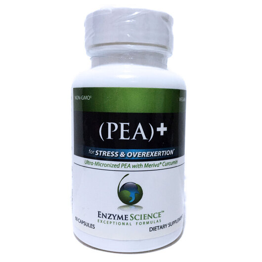 Основне фото товара Enzyme Science, PEA+, ПЕА, 60 капсул