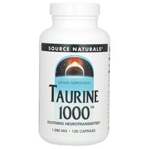Taurine 1000 1000 mg 120 L-Таурин 1000 мг Source