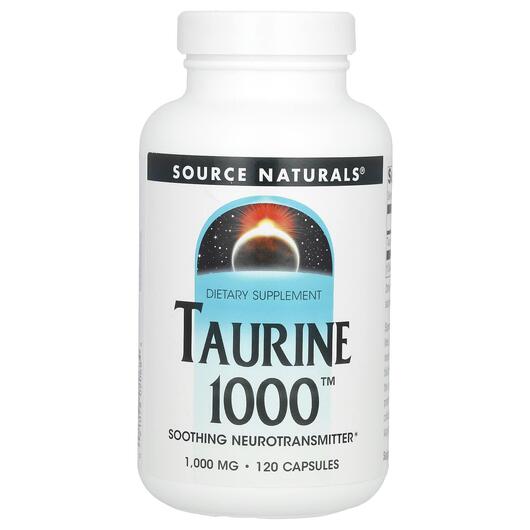 Основне фото товара Taurine 1000 1000 mg 120, L-Таурин 1000 мг, 120 капсул