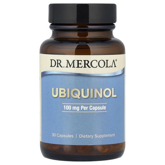 Основне фото товара Dr. Mercola, Ubiquinol 100 mg, Убіхінол 100 мг, 30 капсул