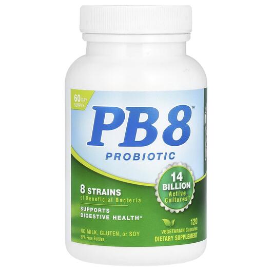 Основне фото товара Nutrition Now, PB 8 Probiotic, Пробіотики, 120 капсул
