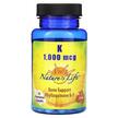 Фото товару Natures Life, Vitamin K 1000 mcg, Вітамін K Філохінон, 50 капсул