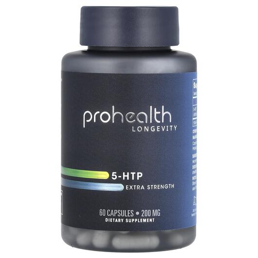 Основне фото товара 5-HTP Extra Strength 200 mg, 5-гідрокситриптофан, 60 капсул