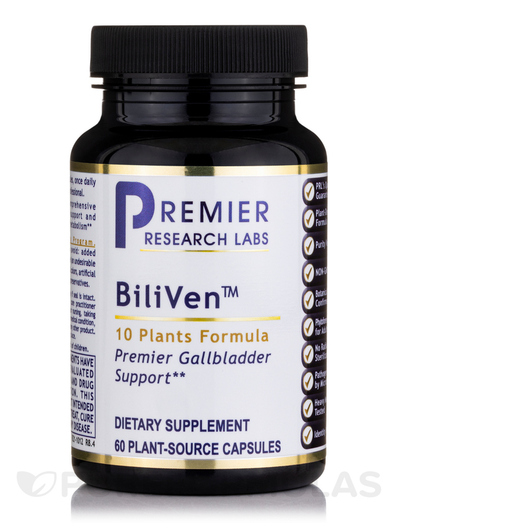 Основне фото товара Premier Research Labs, BiliVen, Детокс та очищення, 60 капсул